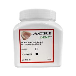 ACRILICO TRANSPARENTE AUTOCURABLE 500 GR ACRIDENT