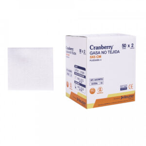 GASA ESTERIL 5 X 5 CM CAJA X 50 SOBRES CRANBERRY