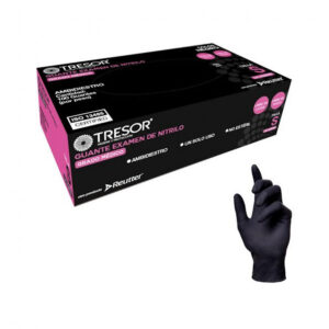 GUANTE NITRILO NEGRO TRESOR
