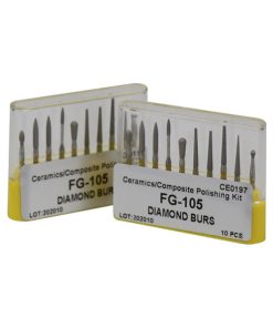 KIT FRESAS DIAMANTE ACABADO ULTRA FINO 10 UNDS