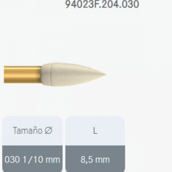 PULIDOR LLAMA PEQUEÑA PARA COMPOSITE GRANO FINO 94023F.204.030 KOMET