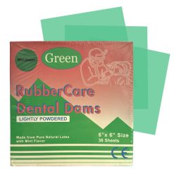 GOMA DIQUE RUBBERCARE 6" x 6" CAJA X36 UND