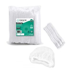 GORRO CLIP BLANCO TRESOR 100 UND