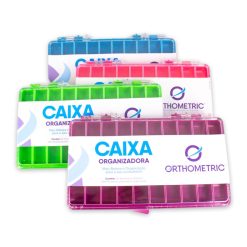 CAJA ORGANIZADORA 32 DIVISIONES ORTHOMETRIC COLORES