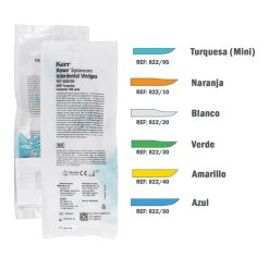 CUÑAS DE MADERA COLORES BOLSA 100 UNIDADES KERR