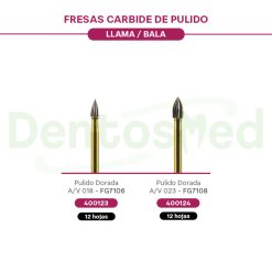 FRESA CARBIDE DE PULIDO LLAMA-BALA KERR