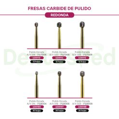 FRESA CARBIDE DE PULIDO REDONDA KERR