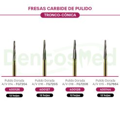FRESA CARBIDE DE PULIDO TRONCOCÓNICA KERR