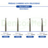 FRESA CARBIDE ALTA VELOCIDAD TALLO CORTO REDONDA KERR