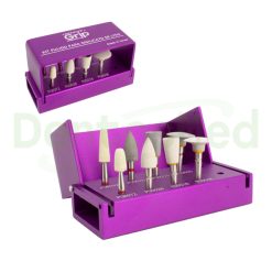 KIT PULIDO PARA DISILICATO DE LITIO 8 UNIDADES PREMIUM GRIP