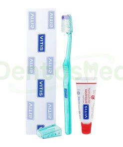 CEPILLO VITIS SUAVE + PASTA ANTICARIES 15 ML EN CELOFAN