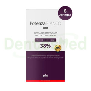 KIT BLANQUEAMIENTO PEROXIDO HIDROGENO 38% POTENZA BIANCO PRO SS 6 JERINGAS PHS
