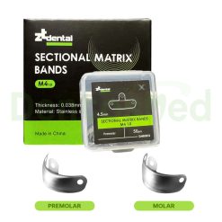 MATRICES PREFORMADAS ACERO M4 1.0 X 50 UNIDADES ZT DENTAL