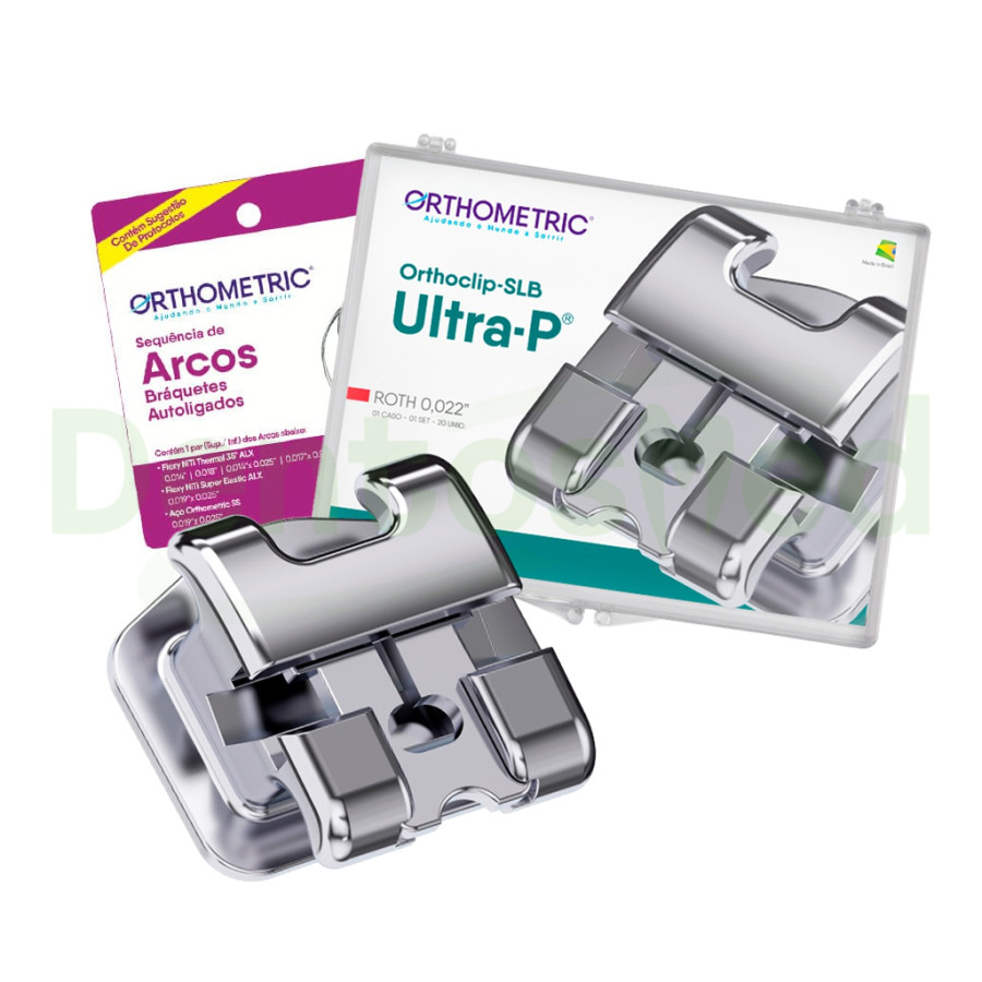 KIT BRACKETS AUTOLIGADO ULTRA-P + SET SECUENCIA ARCOS ORTHOMETRIC